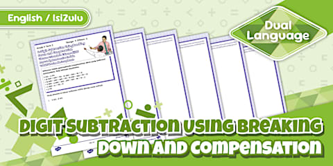 Term 1 - Subtraction of 3 Digit Numbers by Using the Breaking Down ...