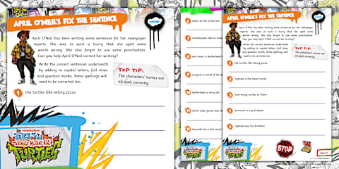 TMNT: Pencil Control and Letter Formation Activity Booklet