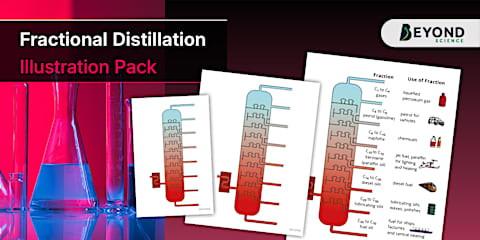 Fractional Distillation Diagram Illustration