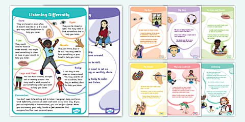 Listening Differently Display Poster