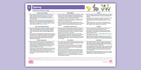 EYFS Winter Continuous Provision Planning Ideas (Ages 0-2)