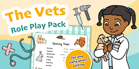 The Vets Aistear Vocabulary Poster