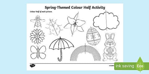 Pirate Treasure Fractions Find a Half Worksheet