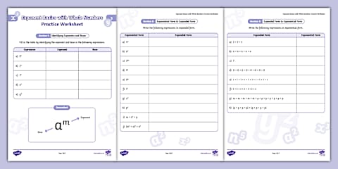 Exponenent Riddle Algebra Terminology Worksheet: Solve the Riddles