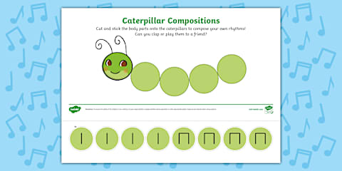 KS1 Graphic Notation Cut and Stick Music Activity