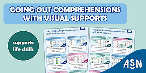 Autumn Reading Comprehension with Visual Supports