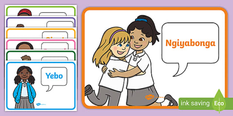 Izimo - Shapes Posters isiZulu