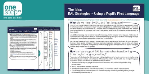 EAL Lead Action Plan Template