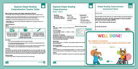 Pack 2 Dyslexia Intervention: Reading Fluency - Reading Probe