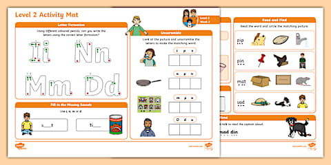 Level 2 Week 1 Activity Mat