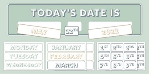 3D Effect Themed Weekly Planner