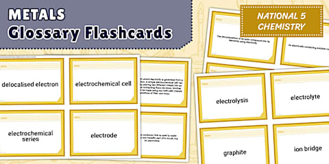 National 5 Ionic Compounds: Glossary Flashcards