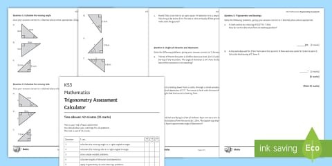 Trigonometry Learning Unit Overview Trigonometry Unit Overview