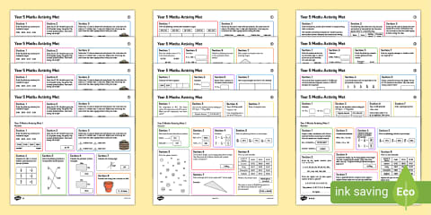 Year 5 Spring 2 Maths Activity Mats