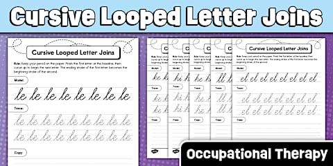 Basic Circle Maze Thanksgiving Handwriting Practice on Highlighted Writing Paper for OT