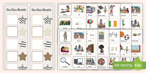 Neutral Tones Themed KS2 Visual Timetable Resource Pack