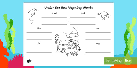 Photo Rhyming Word Cards
