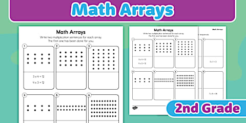 Third Grade Array City Worksheet