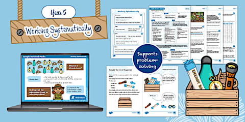 Working Systematically Maths Examples Maths Problem Solving: Working Systematically: Year 6: Unit Pack