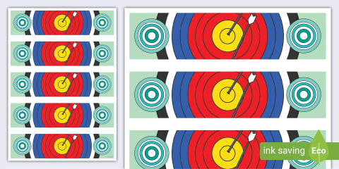 A4 Cut Out Target