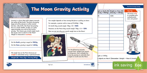 Let's Learn About: Gravity and Satellites! Science Vocabulary Worksheet ...