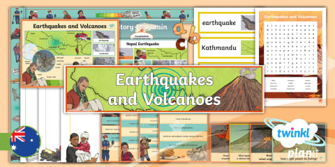 Extreme Earth: Earthquakes and Volcanoes Lesson Pack Recounts (4)