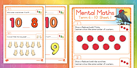 Grade R Maths - Term 4 -Numbers, Operations and Relationships - Mental ...