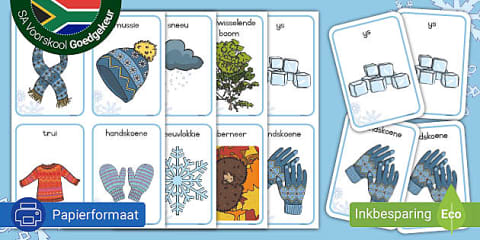 Voorskool - Winter - Vertoonfoto's