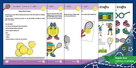 Tennis Racket Craft | Summer Sports Crafts