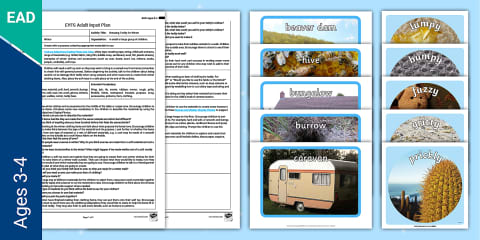 EYFS Umbrella Parachute Game Adult Input Plan and Resource Pack
