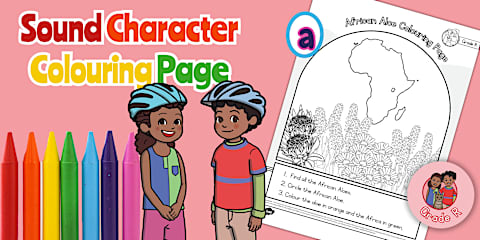 Grade R Phonics - Sounds - j, p, t Letter Family Poster (CAPS Aligned)