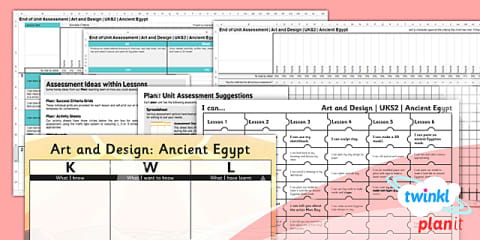 Art: Ancient Egypt UKS2 Unit Pack