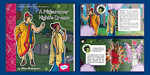 A Midsummer Night's Dream by William Shakespeare PowerPoint & Google ...