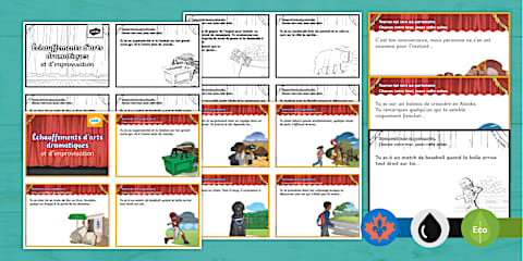 The Elements of Drama Intermediate Worksheet French