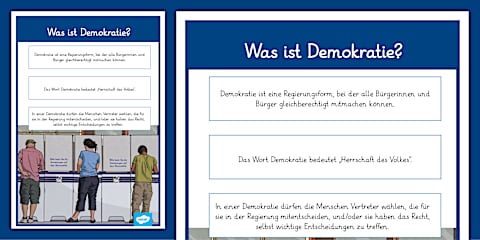 Demokratie - Lückentext
