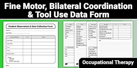 Behaviour Intervention Data Collection Editable Form