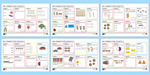 Year 2 Autumn 2 Maths Activity Mats