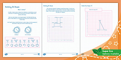 Transformations of 2D Shapes Activity