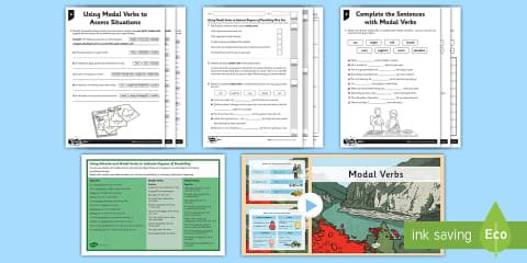 Year 5 and 6 Grammar Using Modal Verbs or Adverbs to Indicate ...