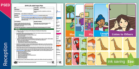 EYFS PSED Regulating Reggie Adult Input Plan and Resource Pack