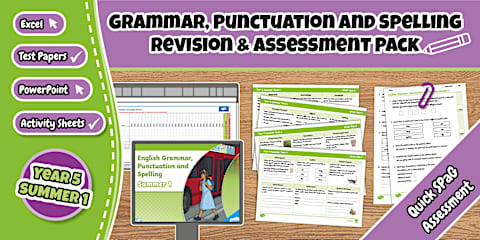 Year 5 Autumn 1 Grammar, Punctuation and Spelling Revision & Assessment ...