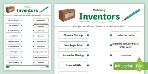 KS2 Inventors Word Search
