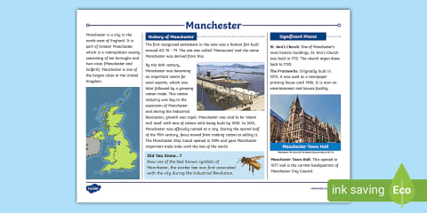 Manchester Local Area Study Teaching Pack
