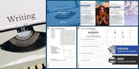 A Word a Day Activity Pack Week 40