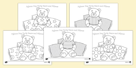 Design Your Own Pyjamas Worksheet