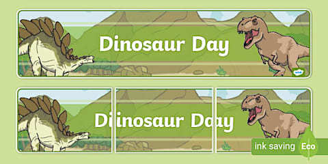 Dinosaur Key Vocabulary Display Bunting