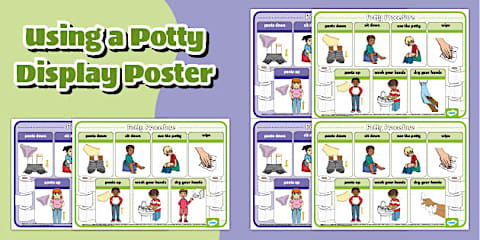 Twinkl Symbols: Using the Toilet Visual Schedule