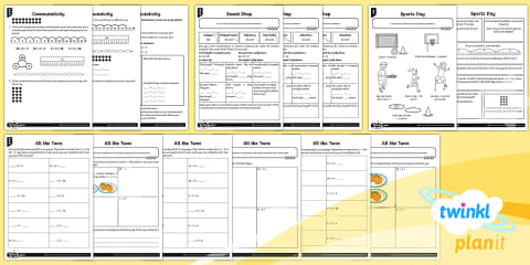 Year 2 Planit Maths Multiplication and Division Display Pack