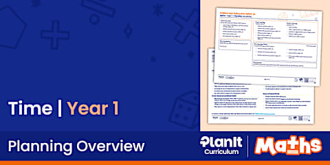 M1–21: First, Next, Then | Time | Maths | Year 1