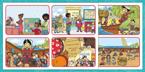 Dragons in the City Story Sequencing Cards